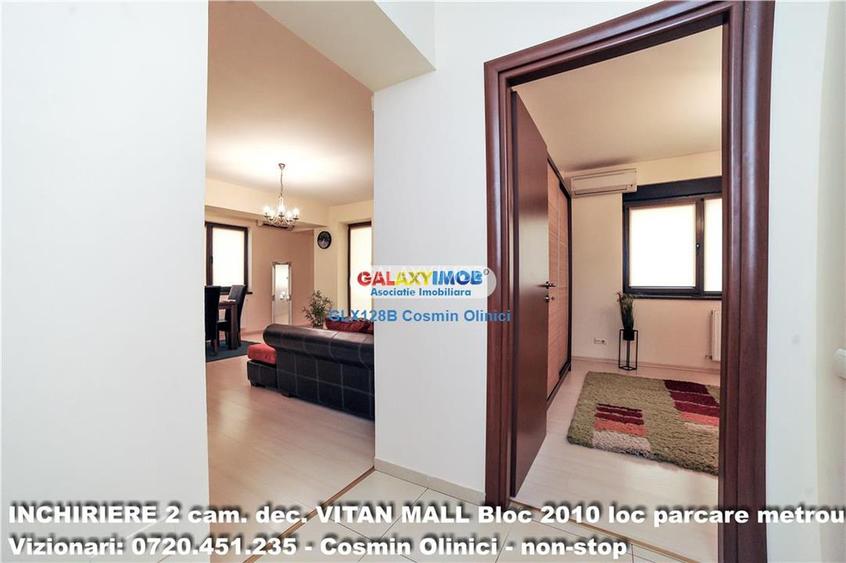 Inchiriere 2 camere Mall Vitan bloc 2010 loc parcare centrala metrou - 8