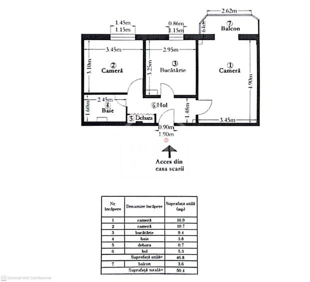 Apartament 2 Camerare I Astra - 2