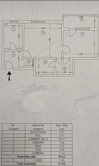 Apartament 2 camere Podu Ros - Palas, etaj 1 !! Fara Risc