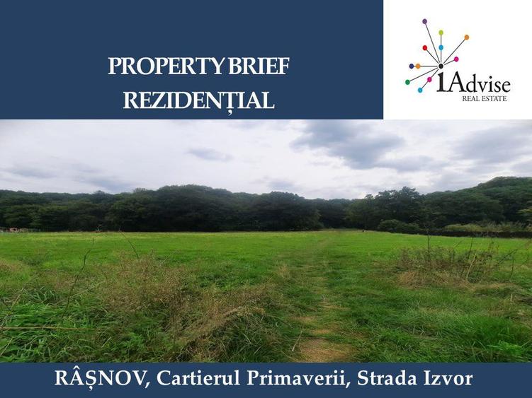 Teren superb Rasnov str Izvorului Cartierul Primaverii