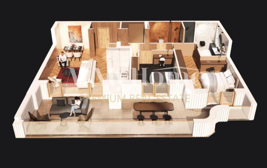 Apartament spațios cu doua camere și terasă generoasă – ERA Pipera 150 - 1