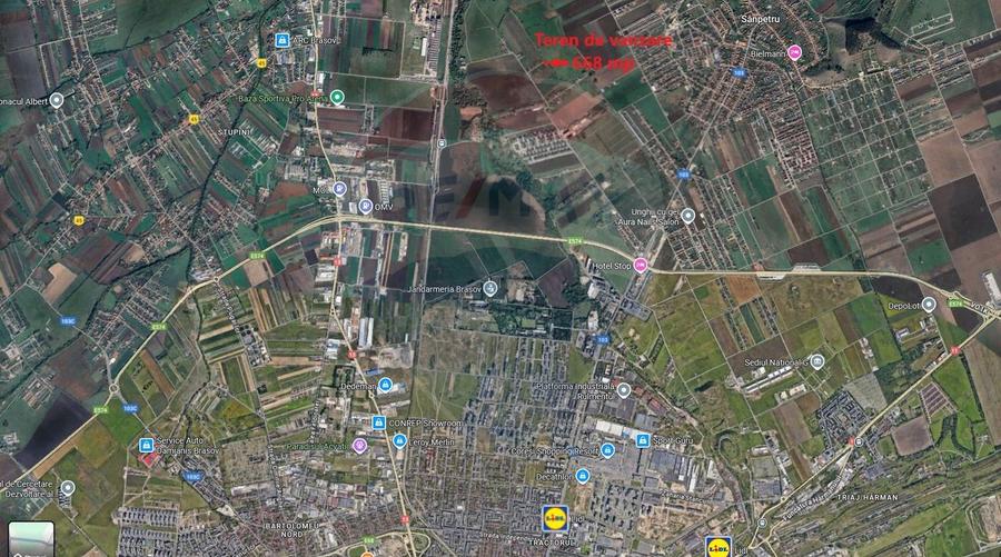 Teren intrare Sanpetru 668mp, cu utilități și Autorizație