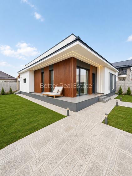 Casă de vânzare nouă individuală parter | 4 camere | Berceni Ilfov | 410 mp - 2