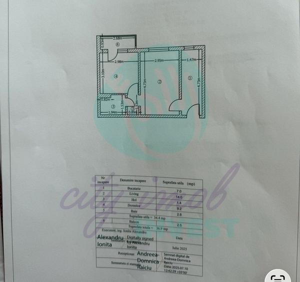 2 camere luminoase