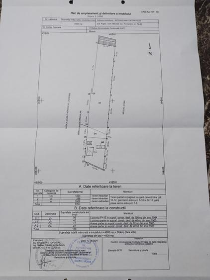 Casa - Vila | Purcareni Micesti Arges | S+P+1+M| teren 4900mp | Livada