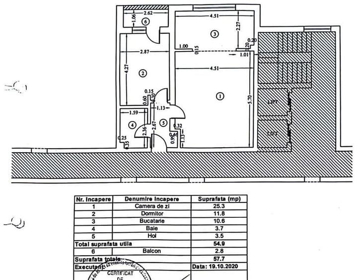 Vanzare Apartament 2 camere, 58 mp, bloc 2020, centrală , Bd Timisoara