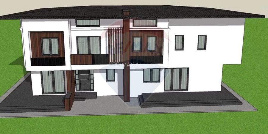 Casă / Vilă noua, arhitectura moderna, cu 4 camere de vânzare - 34