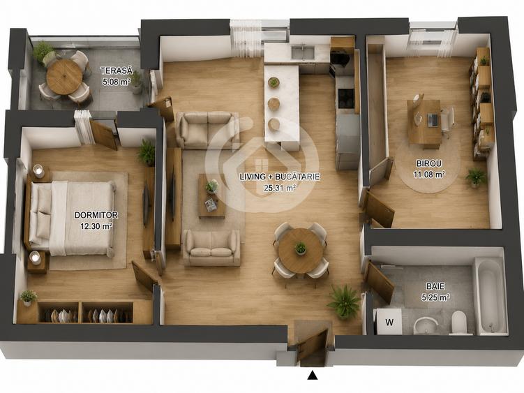 Apartament Modern 3 Camere | DaVinci Homes | Sibiu Vest
