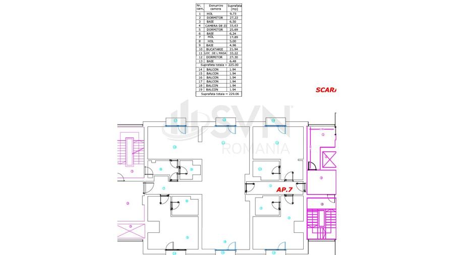 REA1027632 Apartament 4 camere I Prima inchiriere I 2 Parcari I Kiseleff