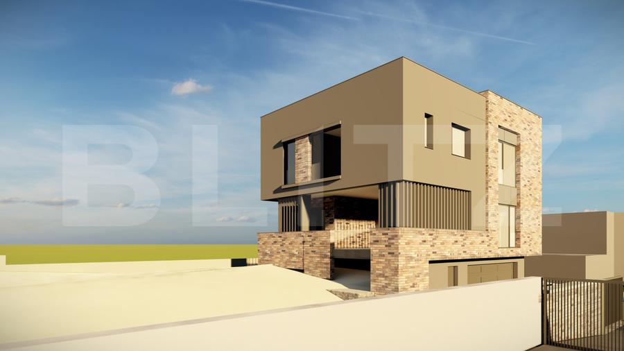 Teren 843 mp, Cartier Europa | Proiect Autorizat Vilă S+P+E | Utilități Incluse