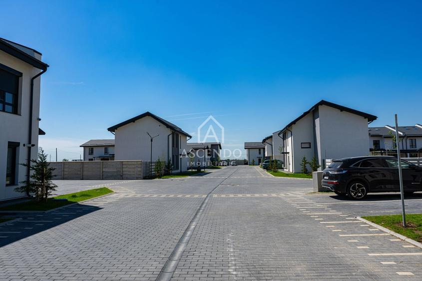 Case noi în Măgurele cu grădină proprie, parc privat și finisaje premium