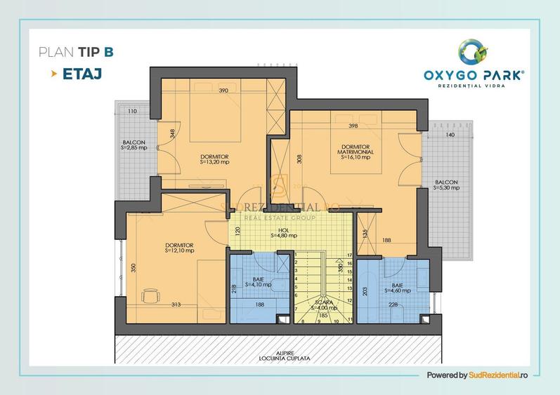 Vila tip duplex eficienta energetic cu 4 camere, Comuna Vidra, Ilfov