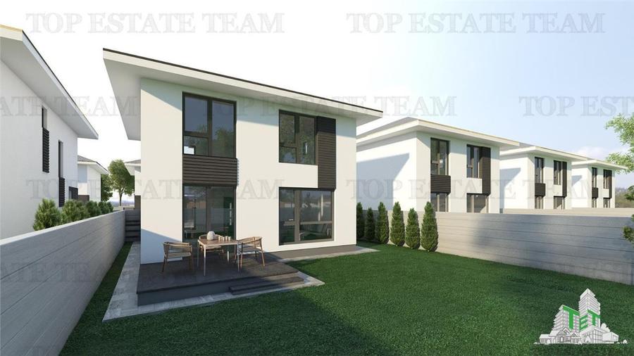 Vila moderna individuala cu 4 camere , 3 bai , Living open space, terasa,incalzi