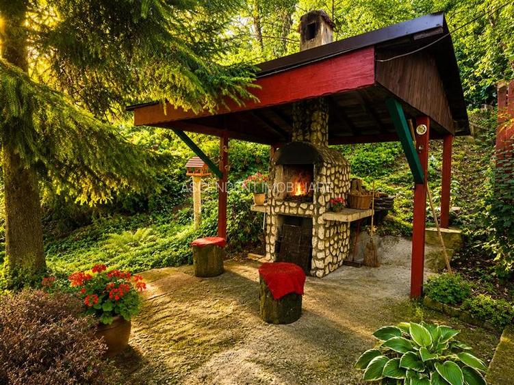 LIVE! Casa cu arhitectura traditionala, curte spatioasa, foisor, Rucar. Bran - 6