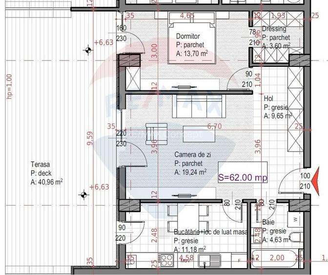 Apartament modern 2 camere | Terasă 40 mp | Soporului - 8
