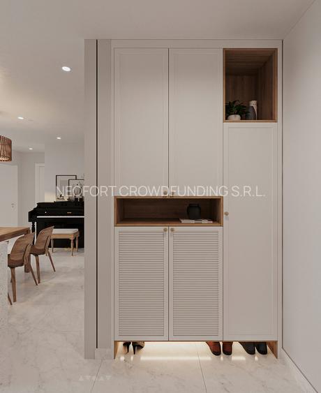 Neofort 50 Titan II–3 camere cu terasa si curte, langa metrou, promotie parcare