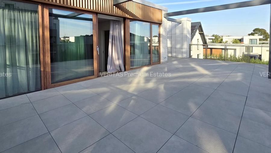 New house for rent, generous yard & terraces, unfurnished +kitchen, VAT included