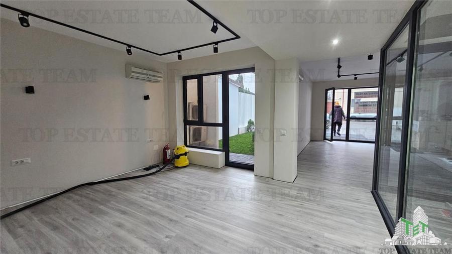 Spatiu comercial premium 70 mp cu gradina si parcare, zona linistita Popesti Leo