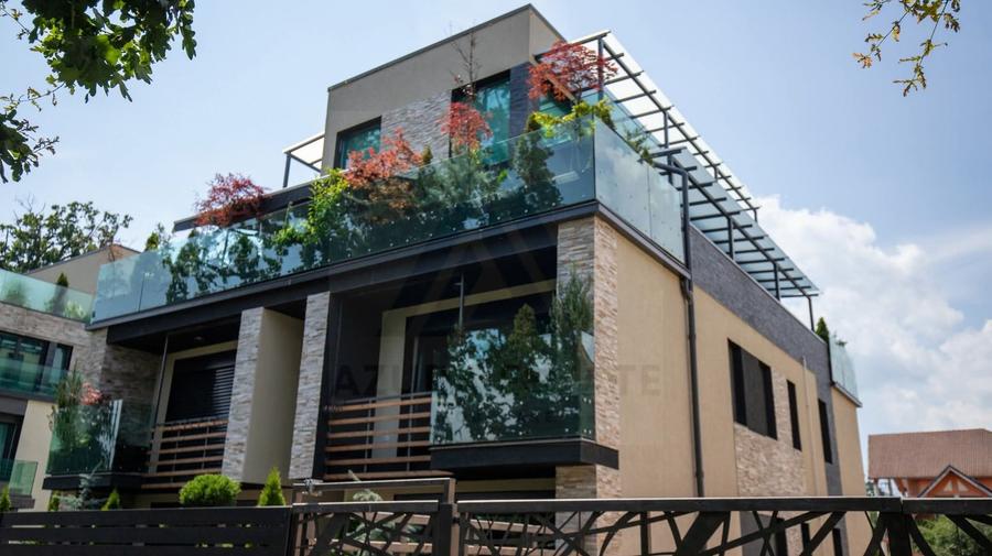 Casa moderna cu 6 camere terase 50 mp si curte in Parcul Sub Arini