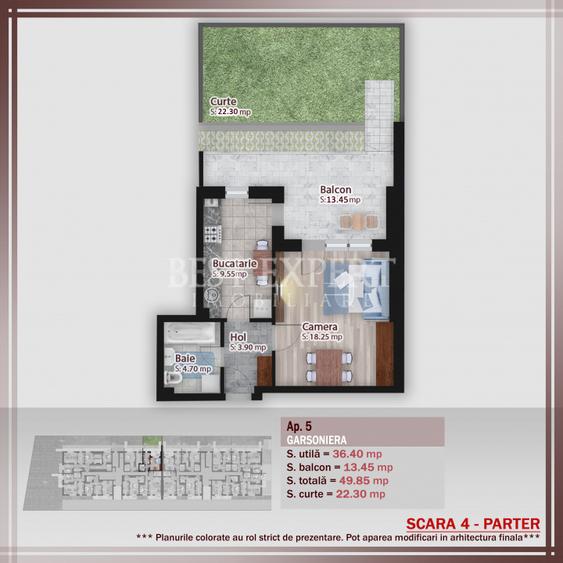 Garsoniera cu Grădină Proprie | Oază de Liniște în Pallady | 500 mt STB