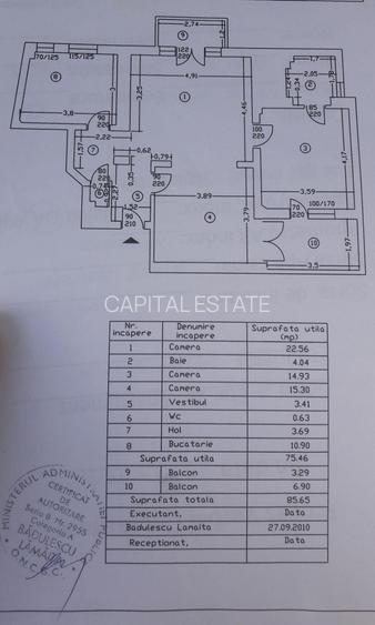 Apartament de vanzare — 3 camere, ultracentral, Bulevardul Nicolae Bălcescu - 11