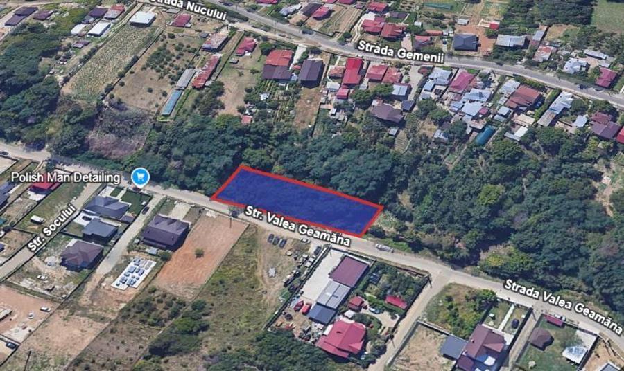 Teren intravilan 1526 MP Geamana, Pitesti – zona excelenta, toate utilitatile