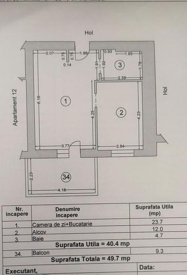 Tomis plus kaufland -apartament tip studio