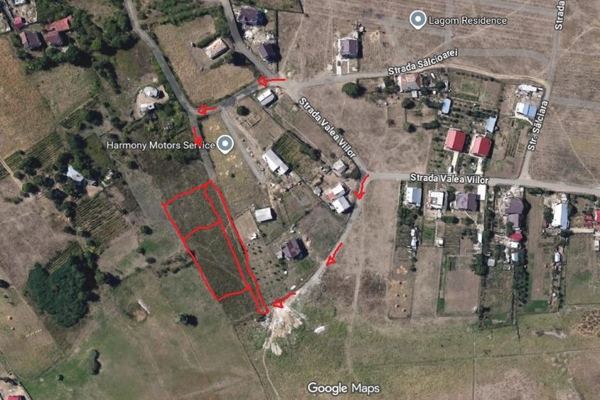 Teren intravilan de vânzare – sat. Vișan, Com. Bârnova, Iași | 1.600 mp |