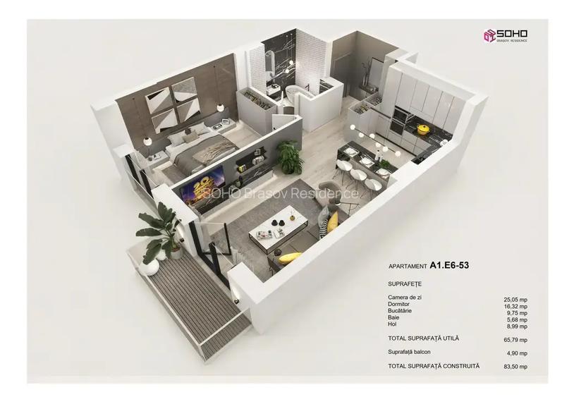 Apartament 2 camere