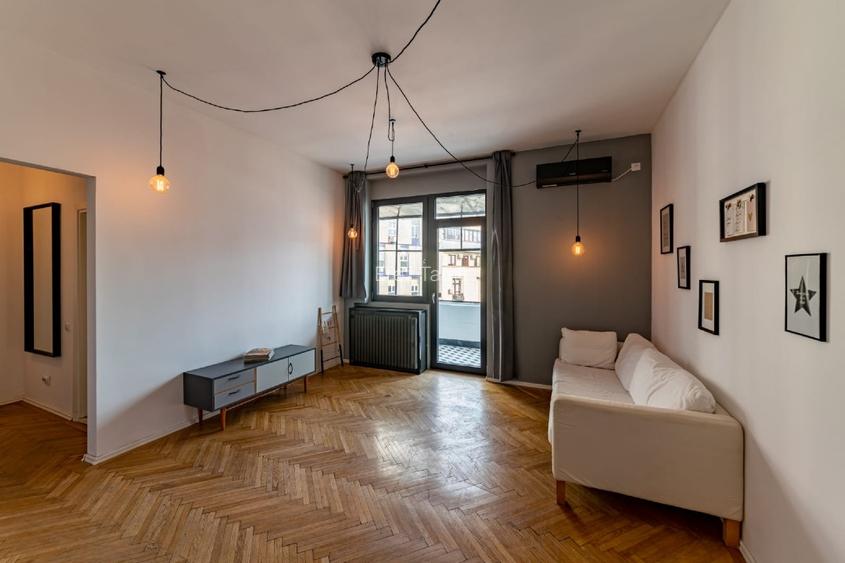 Str. Biserica Amzei 27 | 2 camere | 70 mp | Interbelic | 2 balcoane | SemRenovat - 4