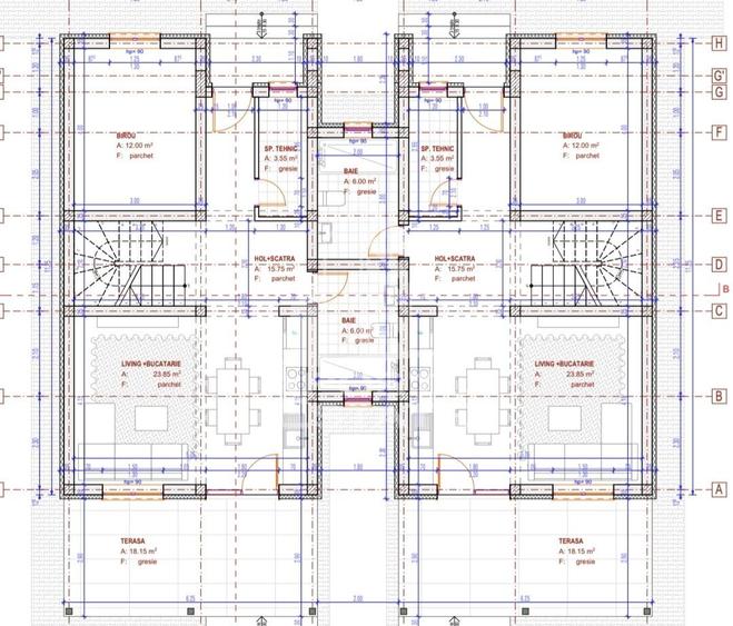 Duplex deosebit de vanzare, 4 camere, 3 bai si bucatare inchisa, Sag, Timis