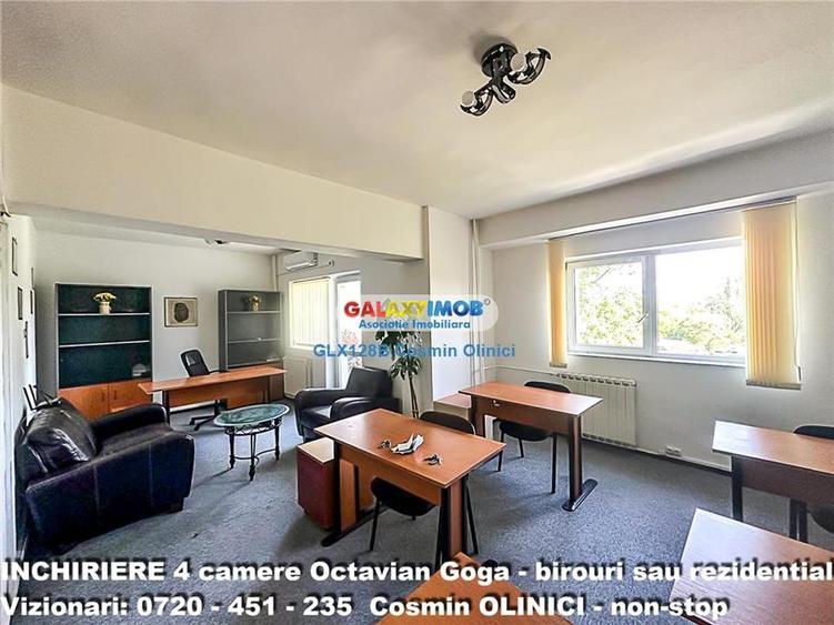 Inchiriere 4 camere Octavian GOGA ideal birouri sau rezidential