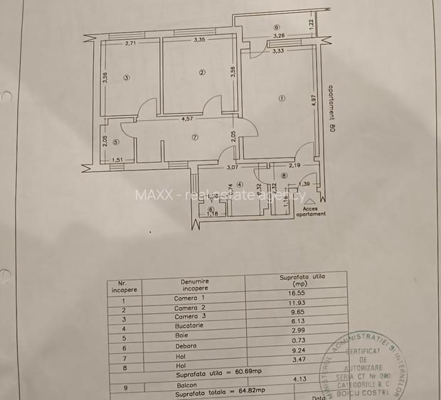APARTAMENT 3 CAMERE  -TOMIS NORD  / ZODIAC - 1