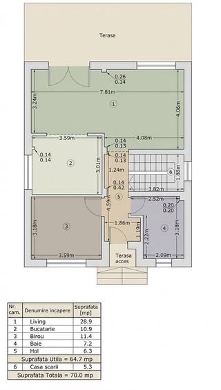 Casa 5 Camere | 140mp | 0 comision| Corbeanca zona Paradisul Verde | Curte 627mp