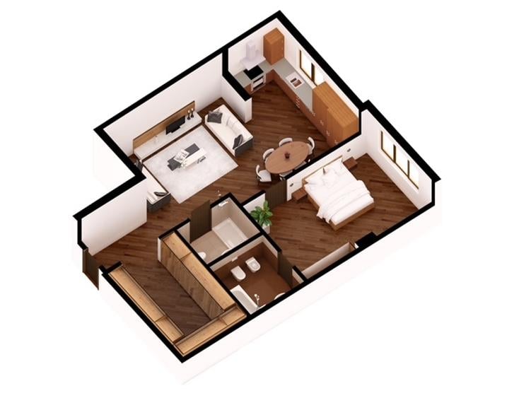 2 CAMERE PIATA DOROBANTI