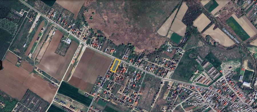 Teren de inchiriat â 1.400 mp â Dragomiresti Deal