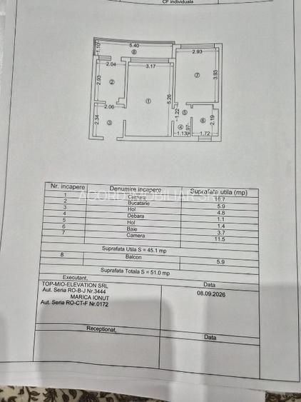 Apartament 2 camere, semidecomandat