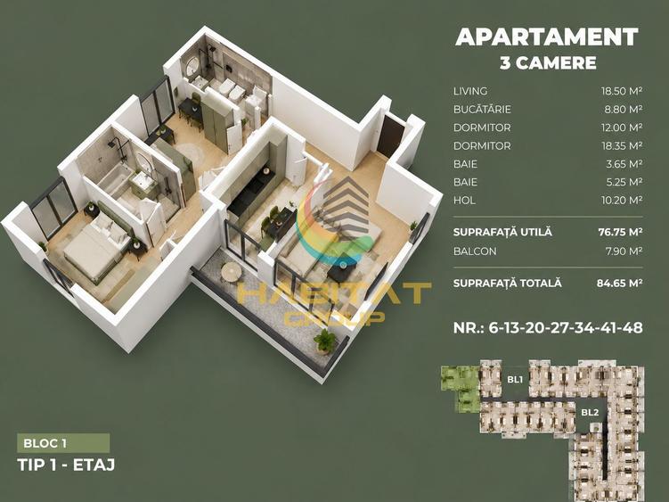 Vânzarea Apartament 3 camere 85 mp | Metrou Berceni | Popești Leordeni