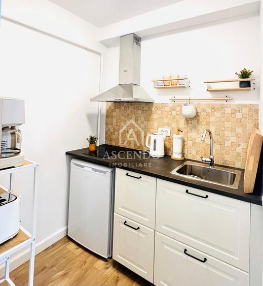 Studio renovat 25 mp + terasă 10 mp | Piața Victoriei | 0% Comision