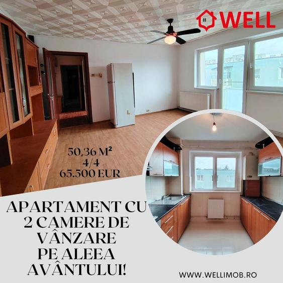 Apartament cu 2 camere de vânzare în Sfântu Gheorghe, pe Aleea Avântului!