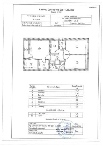 Vila Individuala - 5 Camere - Dormitor Parter