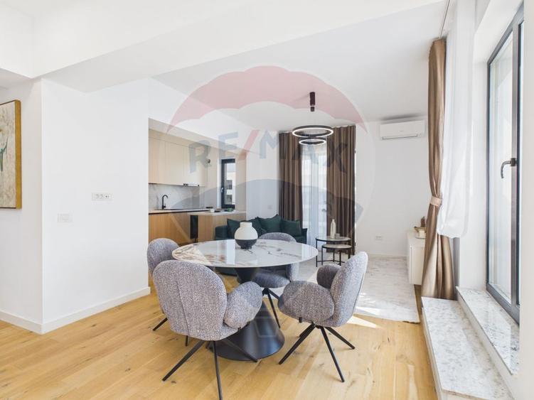 Apartament utilat complet cu terasa 25 mp,  vedere frumoasa, nelocuit