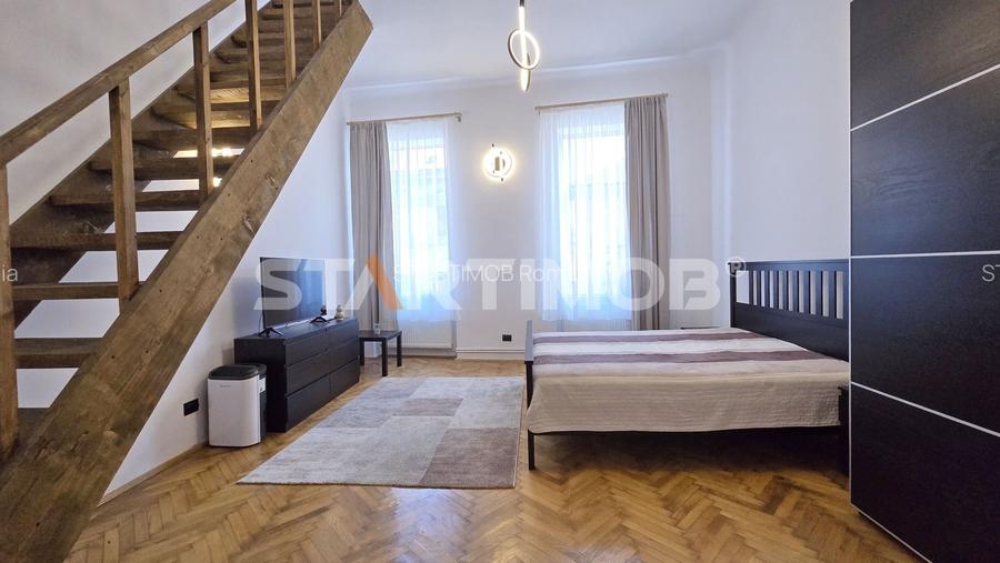 Studio mobilat Central Brasov cu parcare str Lunga - 24