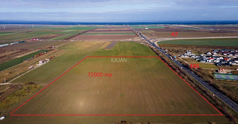 Proprietar vand teren INTRAVILAN, 69145mp, DNE85 cu acces direct la A7 - 2