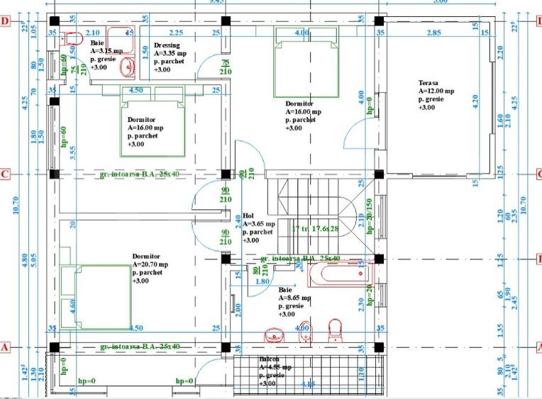 Casa individuală, 145 mp, 550 mp teren, zona Bucium