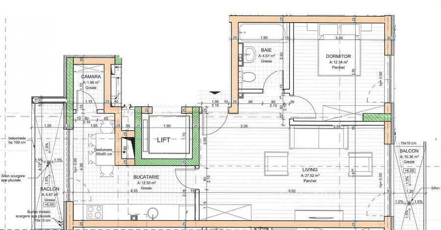 Apartament 2 camere in ansamblu rezidential nou Plopilor