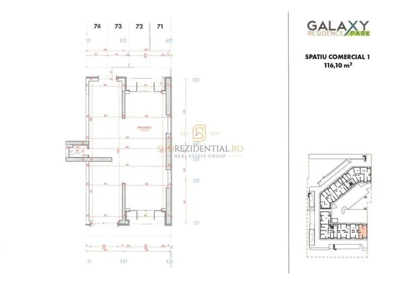 Spatiu comercial nou de inchiriat, vad comercial, Bd. Metalurgiei,Lidl