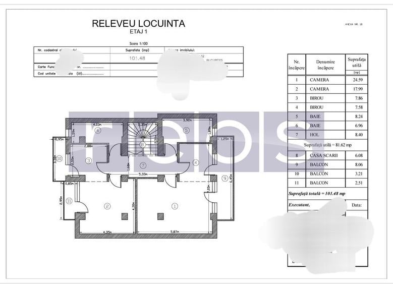 VANZARE | VILA DEOSEBITĂ | ZONA PARC CIRCULUI BARBU VACARESCU | 450MP - 32