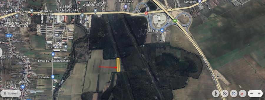 Proprietar vând teren 4.800 mp Jilava, rezidențial, acces DN5