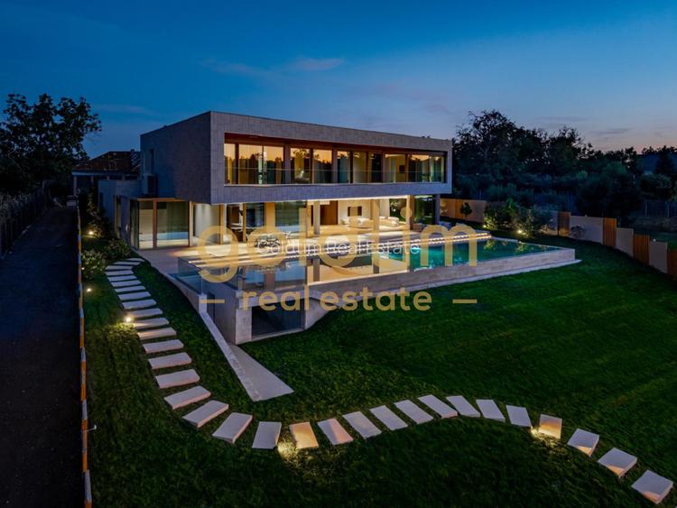 VILA UNICA/ 7 CAMERE CU VEDERE LA LAC/PISCINA INFINITY/DESIGN SPECTACULOS/SNAGOV - 2